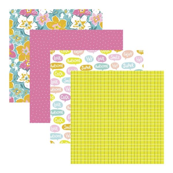 Spellbinders By Kelly Bangs - Just Sayin' - 12x12" Paper Pack - Image 2