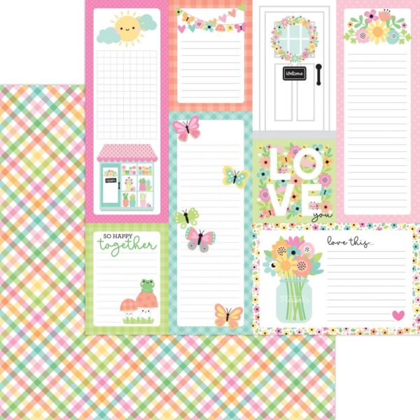 Doodlebug - Butterfly Kisses - Double-Sided Paper Pack 12X12" - Image 8