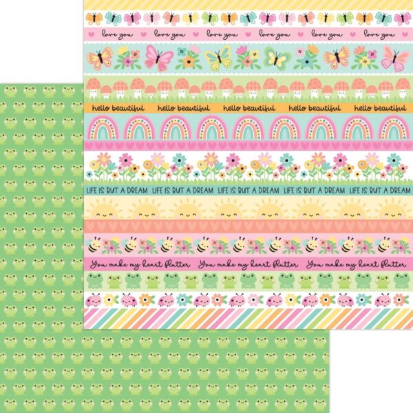 Doodlebug - Butterfly Kisses - Double-Sided Paper Pack 12X12" - Image 3