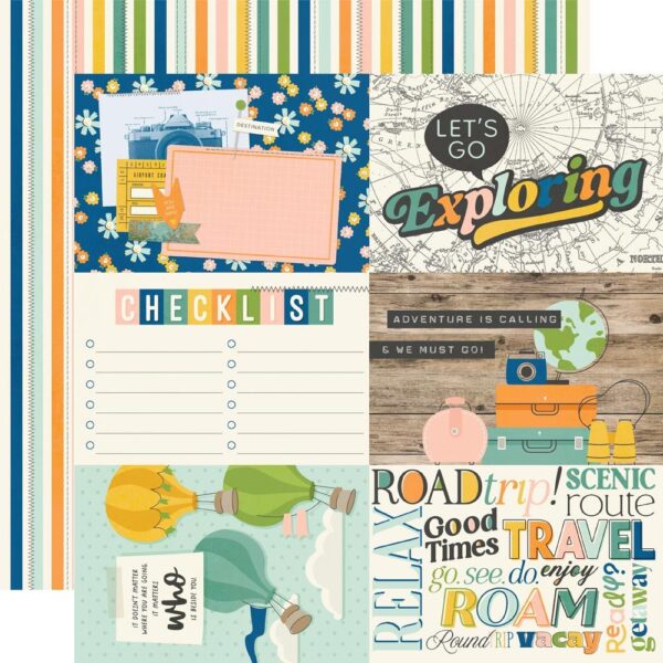 Simple Stories - Happy Travels - Collection Kit 12x12" - Image 7