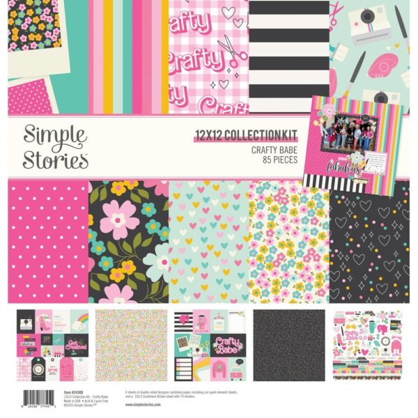 Simple Stories - Crafty Babe - Collection Kit 12X12"