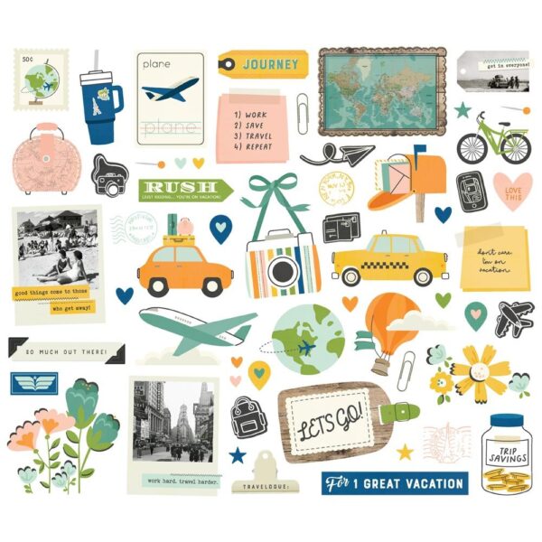 Simple Stories - Happy Travels - Bits & Pieces - Image 2