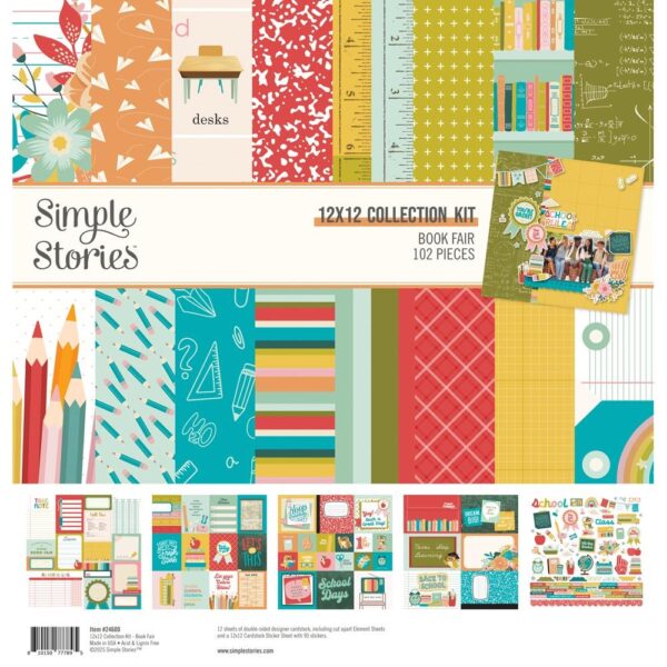 Simple Stories - Book Fair - Collection Kit 12X12"