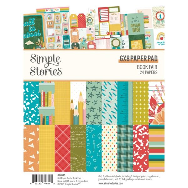 Simple Stories - Book Fair - 6x8" Paper Pad