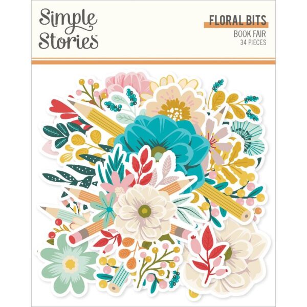 Simple Stories - Book Fair - Floral Bits