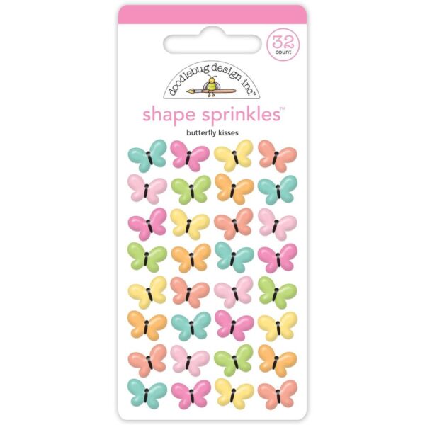 Doodlebug - Butterfly Kisses - Enamel Sprinkles, Butterfly Kisses